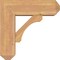 Ekena Millwork Legacy Craftsman Smooth Bracket w/ Offset Brace, Western Red Cedar, 7 1/2"W x 22"D x 22"H BKT0806X22X22LEC04SWR - alternate 4